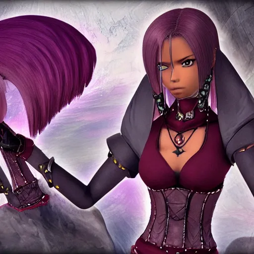 Image similar to garnet final fantasy 9 character