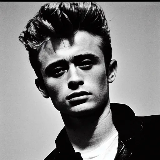 Prompt: james dean by robert mapplethorpe