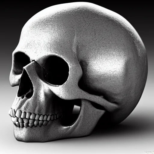 Image similar to d 2 0 merged with a skull, realistic photography, high detailed