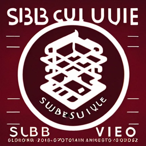 Image similar to logo for Sub Culture including a sub woofer and radio wave hills