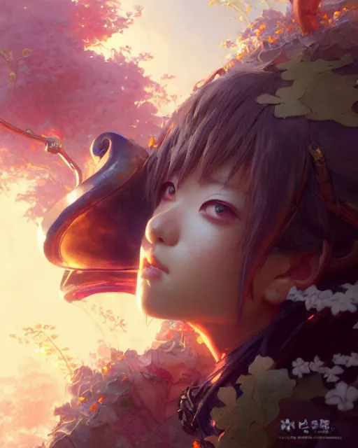 Image similar to mirei kiritani as anime girl, mushroom kingdom, fantasy character portrait, concept art, interesting angle, intricate details, highly detailed by greg rutkowski, gaston bussiere, craig mullins, simon bisley