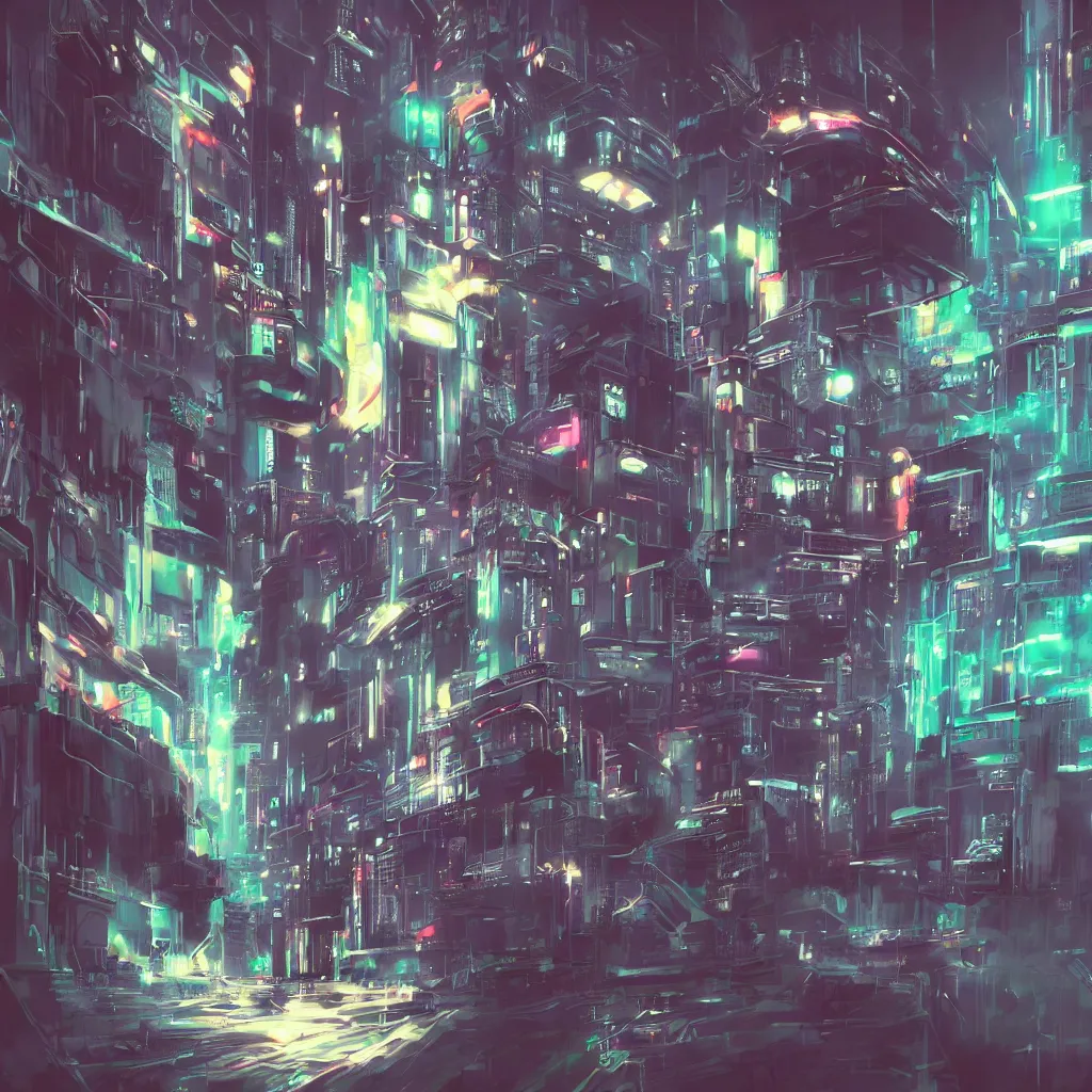 Image similar to cyber punk, by alex heywood