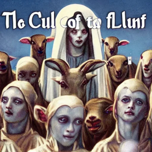 Prompt: the cult of the lamb