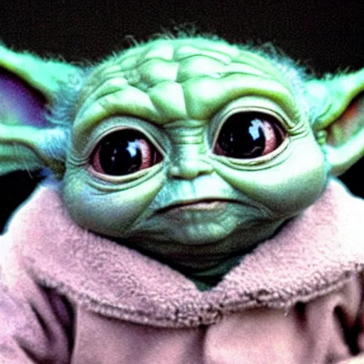 Image similar to baby yoda played by danny devito, very very very very beautiful