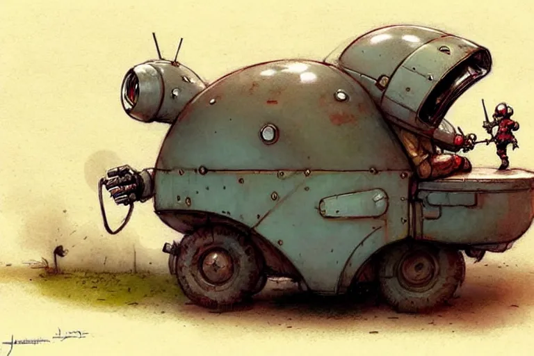 Image similar to adventurer ( ( ( ( ( 1 9 5 0 s retro future robot android mouse rv dumptruck house robot. muted colors. ) ) ) ) ) by jean baptiste monge!!!!!!!!!!!!!!!!!!!!!!!!! chrome red