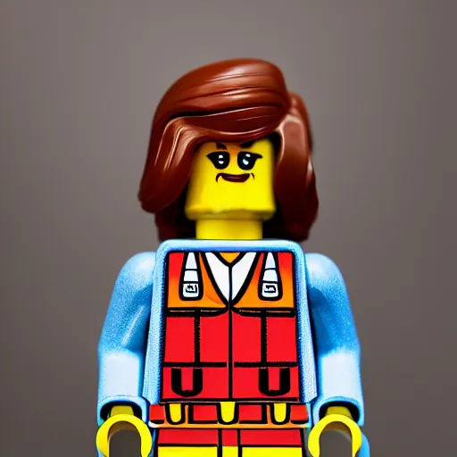 Image similar to amouranth as a lego figure, 4k, high detail, high-resolution photograph, professional photography, ultra-detail, lego