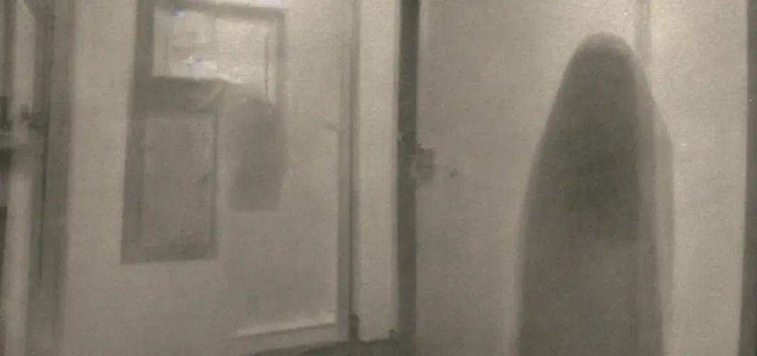 Image similar to real ghost photograph caught in house