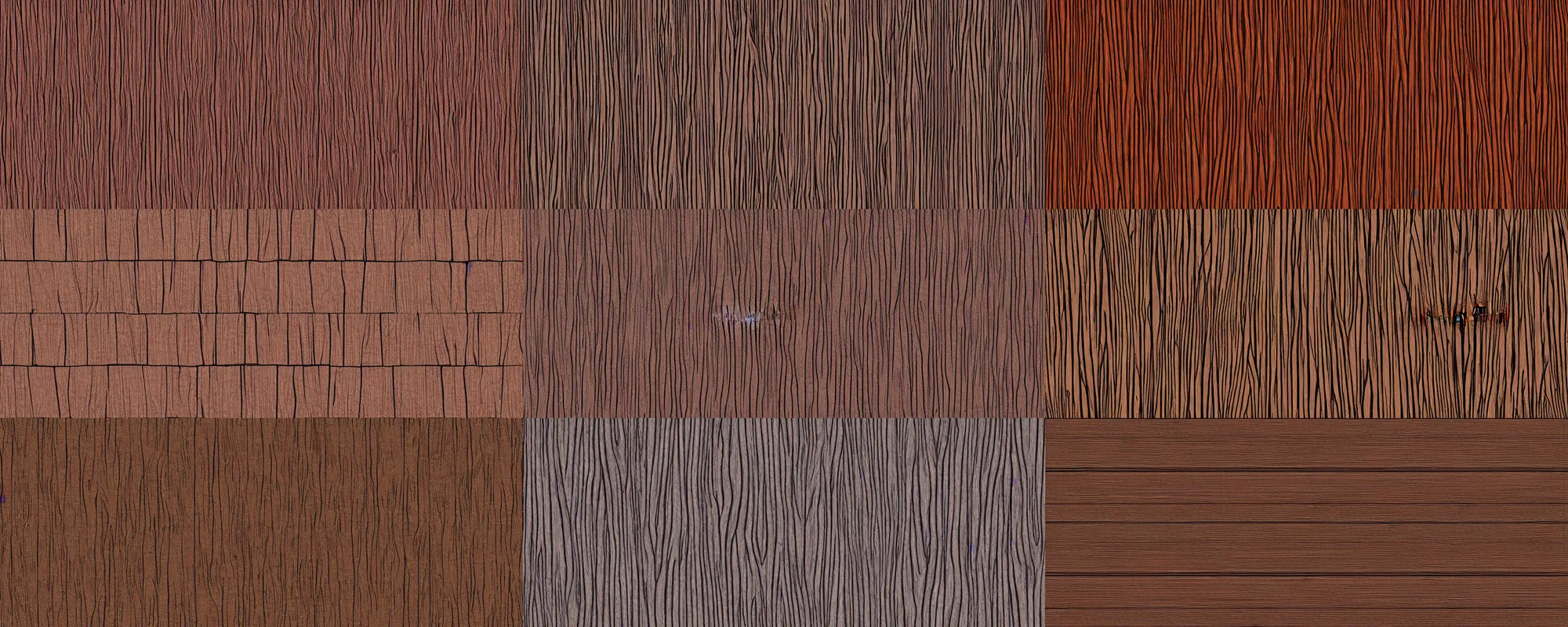 Prompt: seamless dark wood planks texture