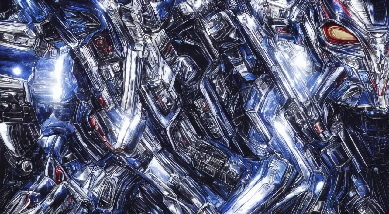 Image similar to elon musk as optimus prime hyper detailed realistic 8 k, sacred geometry