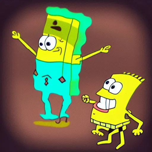 Prompt: Instagram profile of SpongeBob