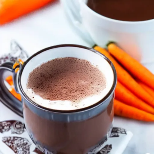 Image similar to hot coco with carrots in it