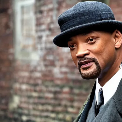 Image similar to Will Smith in the Peaky Blinders