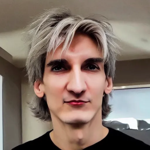 Prompt: xqc, big long nose, underbite