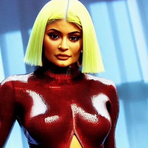 Image similar to still photo of kylie jenner in the fifth element