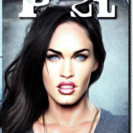 Prompt: us one dollar alternative with the face of megan fox