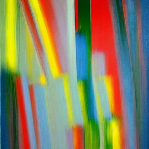 Image similar to painting by Gerhard Richter