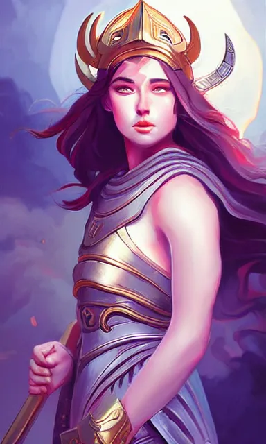 Image similar to the god athena, portrait, sharp focus, digital art, epic composition, concept art, dynamic lighting, art by emylie boivin, rossdraws