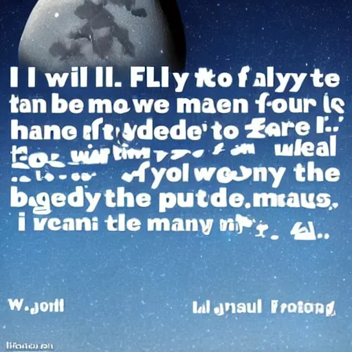 Prompt: i will fly on the moon in the future