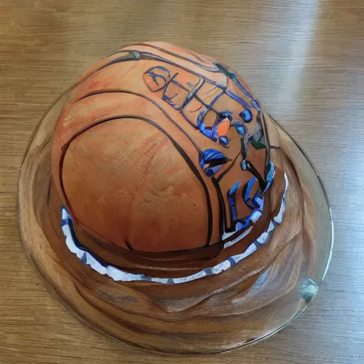 Image similar to basketball cake