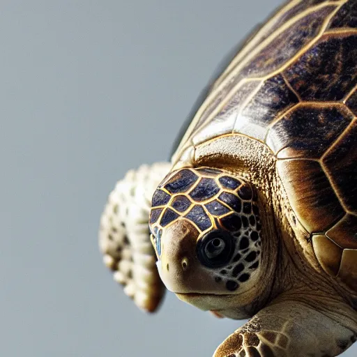 Image similar to Turtle as a human, 4K, product shoot, indoor lighting, good composition