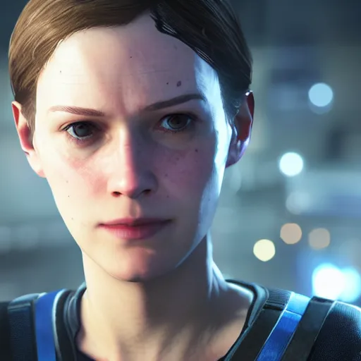 Image similar to Character portrait of Kara from the game Detroit : Become Human