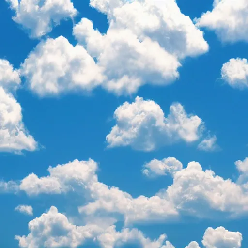 Prompt: puffy cloud wallpaper background 4 k