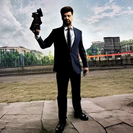 Image similar to Zelenskiy as Max Payne