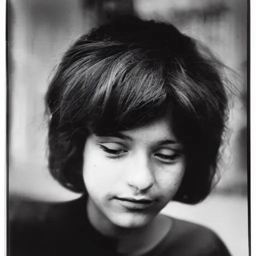 Image similar to photo of young woman by bruce davidson