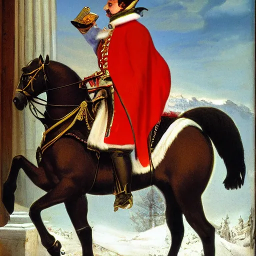 napoleon bonaparte on horse