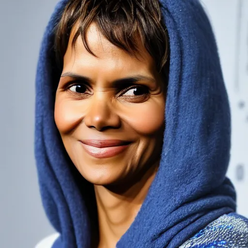 Image similar to halle berry as a blueberry