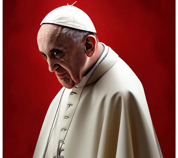 Prompt: photography of a pope nips the breast of a sensual woman, deep focus, elegant, highly detailed, digital painting, artstation, concept art, matte, sharp focus, illustration, art by artgerm and greg rutkowski and alphonse mucha