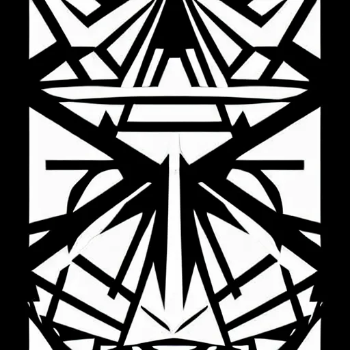 Image similar to neo - gothic white on black grainy effect conceptual figurative post - morden monumental abstract portrait made by escher and piranesi, highly conceptual figurative art, intricate detailed illustration, illustration sharp geometrical detail, vector sharp graphic, controversial poster art, polish poster art
