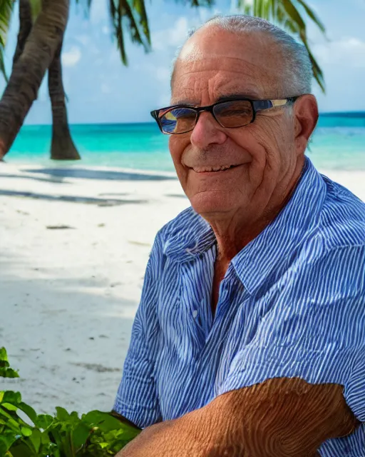 Image similar to a portrait photo of don goldner, director in dominican republic, by curtis emard