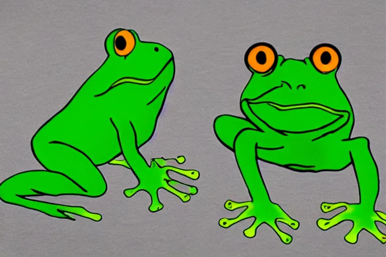 Image similar to Osama bin laden as a frog