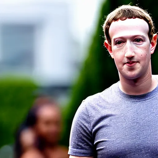 Prompt: mark zuckerberg wearing a poofy pink dress and a tiara