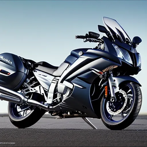 Image similar to yamaha FJR1300, award winning, 8k