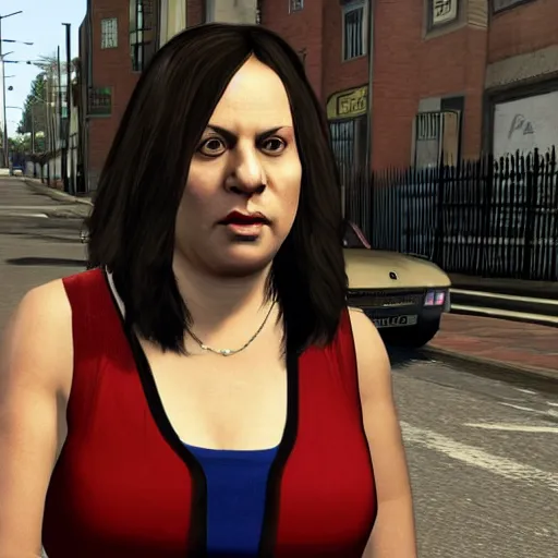 Image similar to vicky pollard from Little Britain on the Cover from gta v