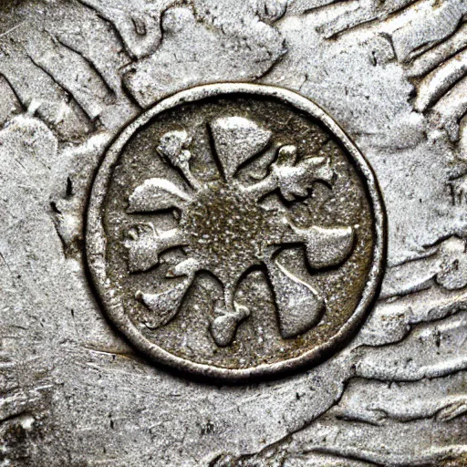 Prompt: ancient medieval coin texture