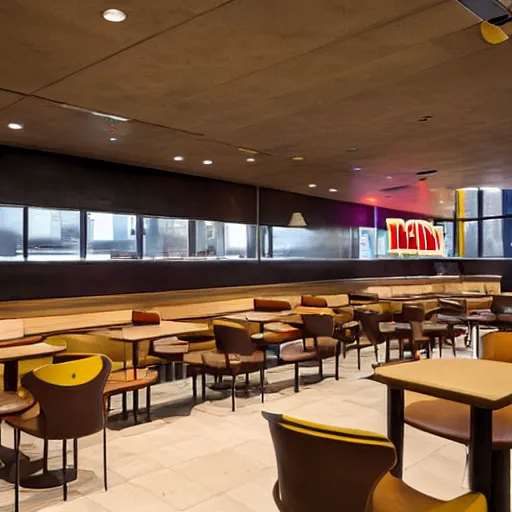 Prompt: Brutalist McDonalds