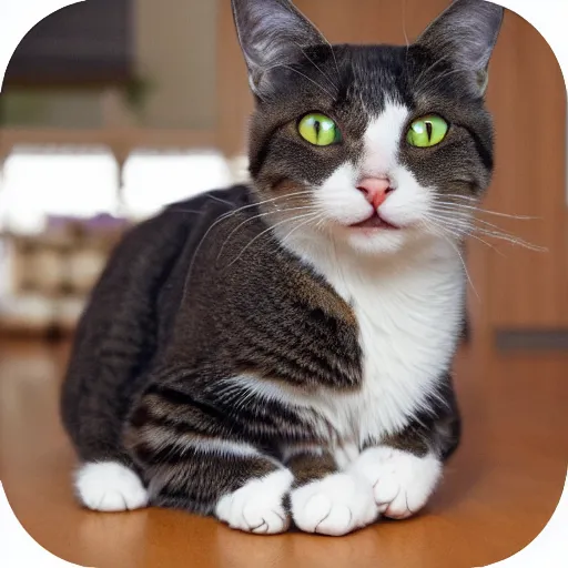 Prompt: cat, trending on catstation