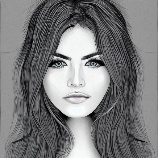 Image similar to a beautiful portrait of a pale blonde woman with beautiful eyes illustration