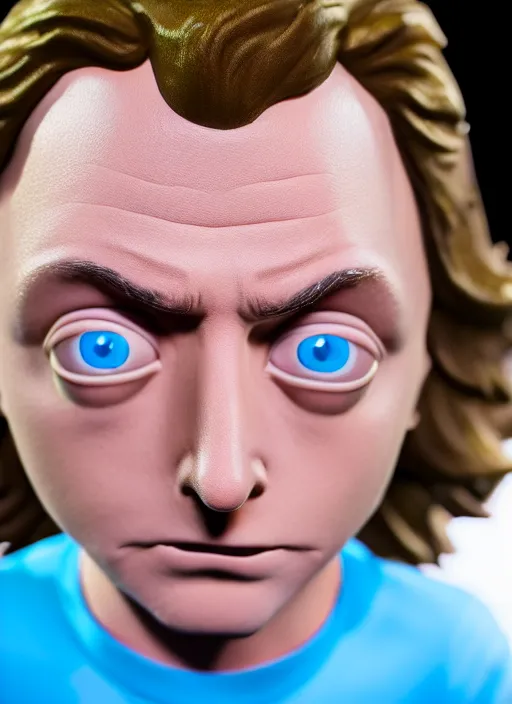 Image similar to young morty from rick and morty closeup photograph dslr photorealistic, studio lighting, ektachrome, detailed, intricate, face detail