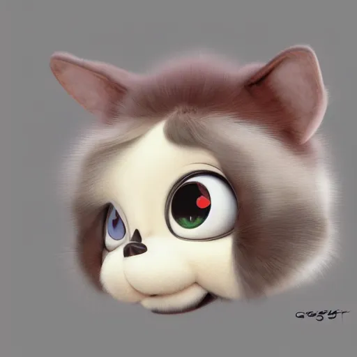 Prompt: cutie fluffy creature elvis presley, digital art, 3 d, octave render, masterpiece, mega detailed, pixar, disney, vivid illustration, cartoon, fantasy, by george stubbs, artgerm, in the style of ghibli kazuo oga, pastel fur