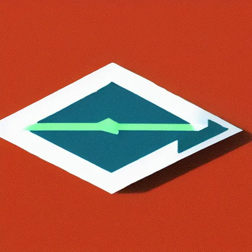 Prompt: a logo for a tech company with symmetric arrow tiles