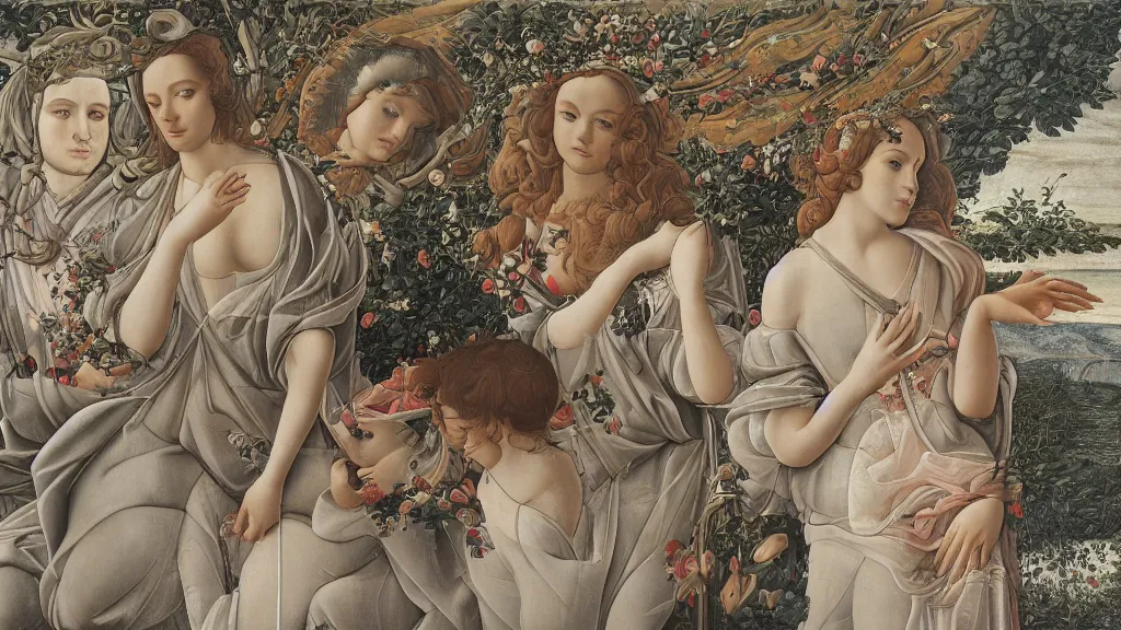 Prompt: roland sp 4 0 4, in style of sandro botticelli, 4 k, high resolution details,