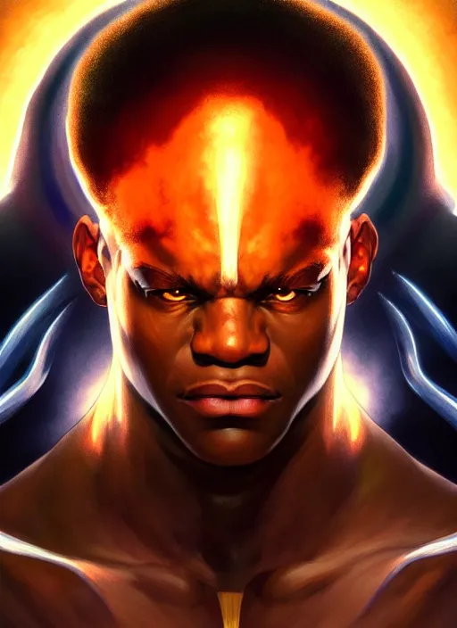 Image similar to symmetry!! portrait of balrog, street fighter iv, global illumination!! intricate, elegant, highly detailed, digital painting, artstation, concept art, smooth, sharp focus, illustration, art by artgerm and greg rutkowski and alphonse mucha