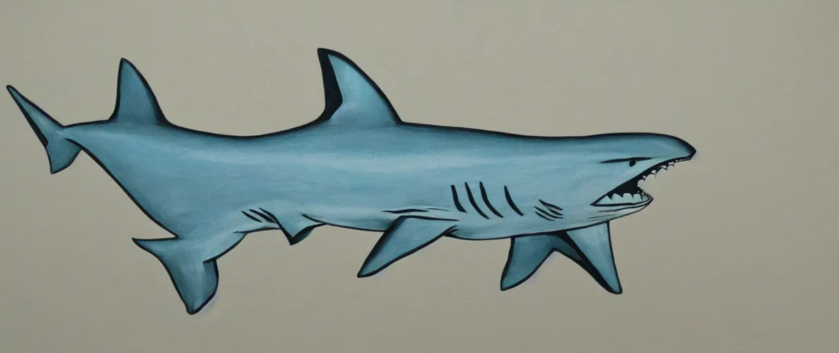 Image similar to art deco shark