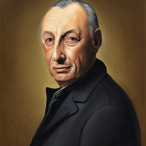 Prompt: a matte paining of marcelo rebelo de sousa