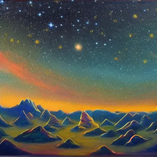 Prompt: a futaristic crystal city with elves. the milky way is in the sky. highley detailed oil painting