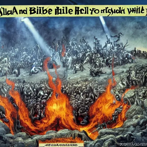 Prompt: biblical hell